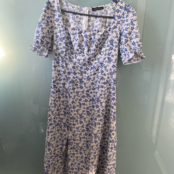 White and blue SHEIN sundress - Picture 4 of 4